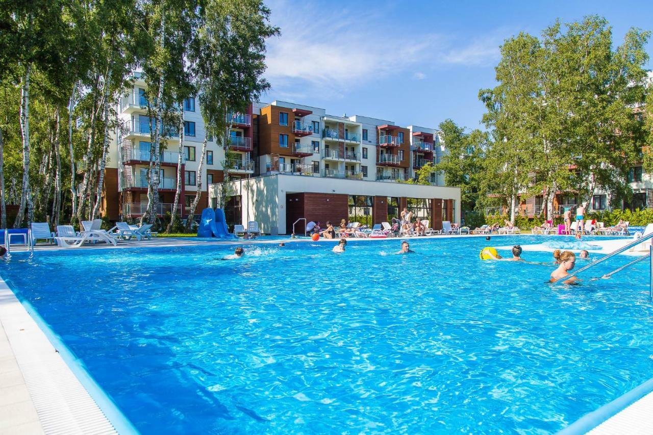 Apartament Pomaranczowy Z Basenem,Sauna-Blisko Morza. 코워브제크 외부 사진