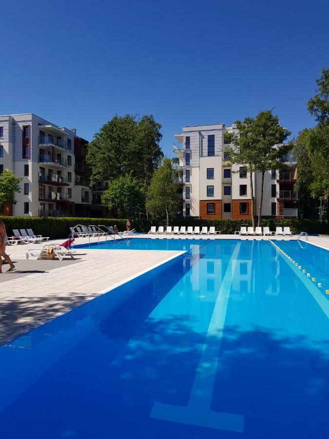 Apartament Pomaranczowy Z Basenem,Sauna-Blisko Morza. 코워브제크 외부 사진